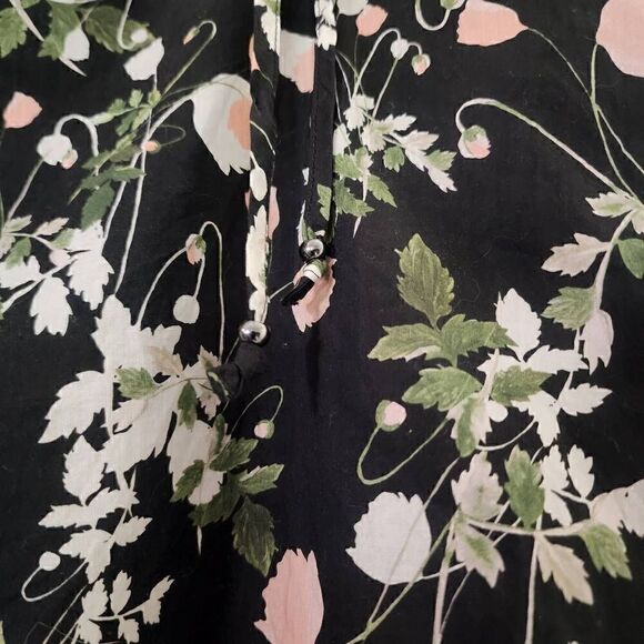 J. Crew Liberty Art Fabrics Poppy dream peasant top M - Picture 3 of 5